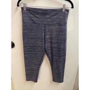 NOBULL Pants Womens Large Cropped Leggings Performance Compression Stretch